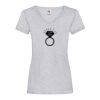 Women's valueweight v-neck T Thumbnail