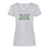 Women's valueweight v-neck T Thumbnail
